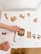 Load image into Gallery viewer, Body Parts Flashcards