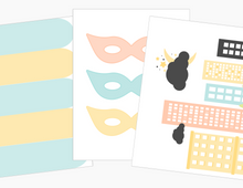 Load image into Gallery viewer, Super Hero Printable Dramatic Play Kit