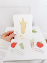 Load image into Gallery viewer, Vegetable Flashcards