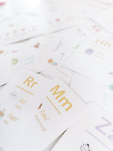 Load image into Gallery viewer, Letter Sounds Phonics Flashcards