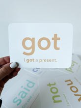 Load image into Gallery viewer, 25 Sight Words Flash Cards
