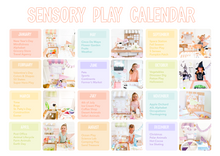 Load image into Gallery viewer, Sensory Play Calendar 2024
