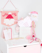 Load image into Gallery viewer, Pink & Red Letter to Santa Printable Kit