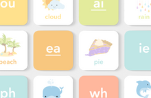 Load image into Gallery viewer, Digraphs Match Game Cards (50)
