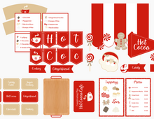 Load image into Gallery viewer, Red & White Hot Cocoa Dramatic Play Printables