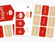 Load image into Gallery viewer, Red & White Hot Cocoa Dramatic Play Printables