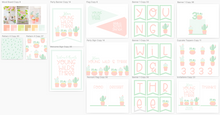 Load image into Gallery viewer, Young Wild & Three Cactus Birthday Theme