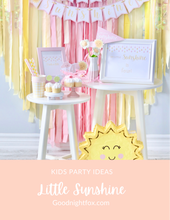 Load image into Gallery viewer, My Little Sunshine Pink & Yellow Birthday Birthday Theme