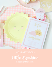 Load image into Gallery viewer, My Little Sunshine Pink & Yellow Birthday Birthday Theme