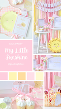 Load image into Gallery viewer, My Little Sunshine Pink & Yellow Birthday Birthday Theme