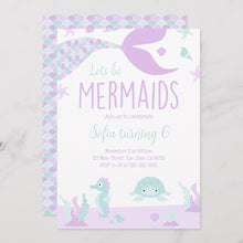 Load image into Gallery viewer, Mermaid Birthday Theme Party Decoration Kit
