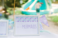 Load image into Gallery viewer, Mermaid Birthday Theme Party Decoration Kit