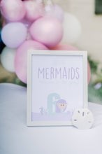 Load image into Gallery viewer, Mermaid Birthday Theme Party Decoration Kit