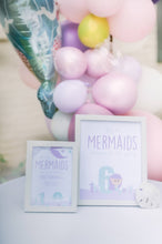 Load image into Gallery viewer, Mermaid Birthday Theme Party Decoration Kit