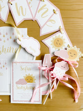 Load image into Gallery viewer, My Little Sunshine Pink & Yellow Birthday Birthday Theme