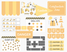 Load image into Gallery viewer, Construction Printable Dramatic Play Kit