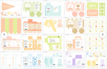 Load image into Gallery viewer, Grocery Store Play Food Printable Dramatic Play