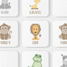 Load image into Gallery viewer, Safari Zoo Animal Memory Game