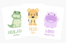 Load image into Gallery viewer, Safari Animal Flashcards