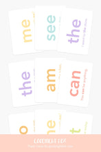 Load image into Gallery viewer, 25 Sight Words Flash Cards