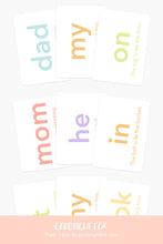 Load image into Gallery viewer, 25 Sight Words Flash Cards