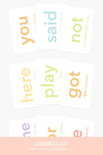 Load image into Gallery viewer, 25 Sight Words Flash Cards
