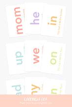 Load image into Gallery viewer, 25 Sight Words Flash Cards