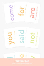 Load image into Gallery viewer, 25 Sight Words Flash Cards