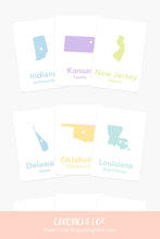 Load image into Gallery viewer, 50 States Flash Cards