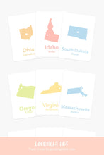 Load image into Gallery viewer, 50 States Flash Cards