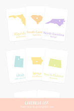 Load image into Gallery viewer, 50 States Flash Cards