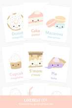 Load image into Gallery viewer, Sweets Flashcards