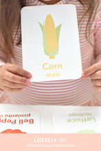 Load image into Gallery viewer, Vegetable Flashcards