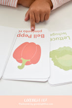 Load image into Gallery viewer, Vegetable Flashcards