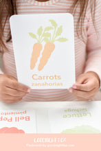 Load image into Gallery viewer, Vegetable Flashcards