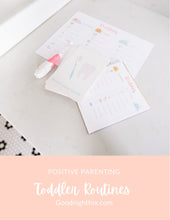 Load image into Gallery viewer, Routines Bundle: Checklist Notepad, Flashcard Sets for Morning Routine & Evening Routines