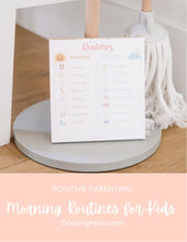 Load image into Gallery viewer, Routines Bundle: Checklist Notepad, Flashcard Sets for Morning Routine & Evening Routines