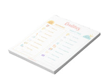 Load image into Gallery viewer, Routines Bundle: Checklist Notepad, Flashcard Sets for Morning Routine & Evening Routines