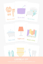 Load image into Gallery viewer, Routines Bundle: Checklist Notepad, Flashcard Sets for Morning Routine & Evening Routines