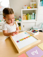 Load image into Gallery viewer, Magnetic Board + Letters + Cards Sensory Kit
