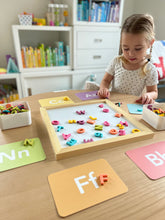 Load image into Gallery viewer, Magnetic Board + Letters + Cards Sensory Kit