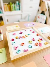 Load image into Gallery viewer, Magnetic Board + Letters + Cards Sensory Kit