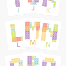 Load image into Gallery viewer, Lego Alphabet Digital Flashcards