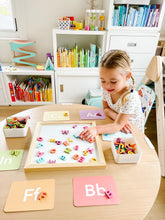 Load image into Gallery viewer, Magnetic Board + Letters + Cards Sensory Kit