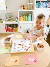Load image into Gallery viewer, Magnetic Board + Letters + Cards Sensory Kit