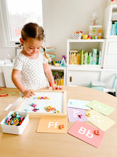 Load image into Gallery viewer, Magnetic Board + Letters + Cards Sensory Kit