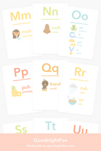Load image into Gallery viewer, Letter Sounds Phonics Flashcards