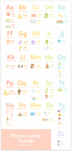Load image into Gallery viewer, Letter Sounds Phonics Flashcards