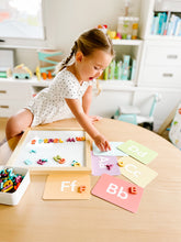 Load image into Gallery viewer, Magnetic Board + Letters + Cards Sensory Kit