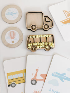 Transportation Mini Tray Sensory Kit